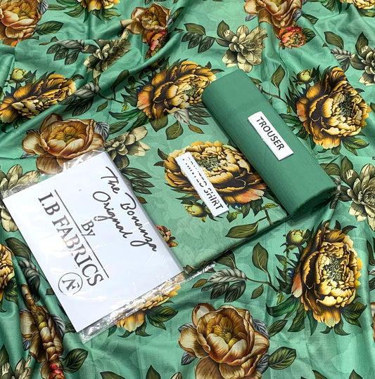 BONANZA LAWN UN-UNSTITCHED 2PIECE