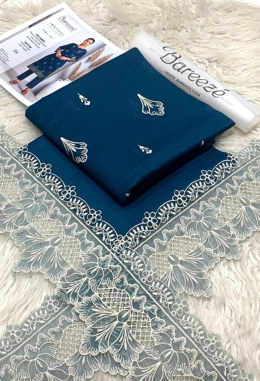 BARREEZA LAWN EMB PC UNSTICHED