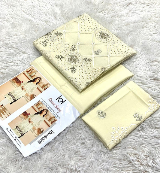 TAWAKAL LAWN EMB 2PC UNSTICHED