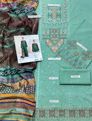 KASIREYIA EMB 3PC UNSTICHED