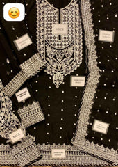 Asim Jofa Chiffon Embroided Un-Stitch