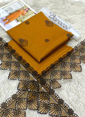 BAREEZA LAWN EMB 2PC UNSTICHED