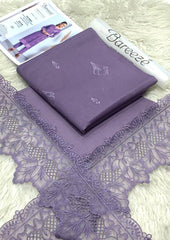 BAREEZA LAWN EMB 2PC UNSTICHED