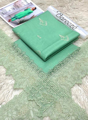 BAREEZA LAWN EMB 2PC UNSTICHED