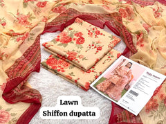 RAJA SAHIB LAWN 3PC UNSTICHED