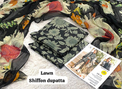 MARIA B LAWN 3PC UNSTICHED