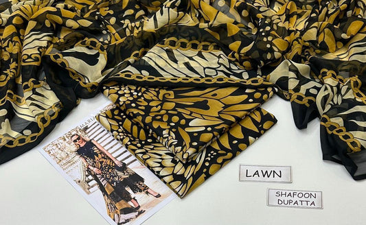 LAWN SHAFOON DUPPATA 3PC