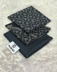 PRINTED DHANK 3PC UNSTICHED