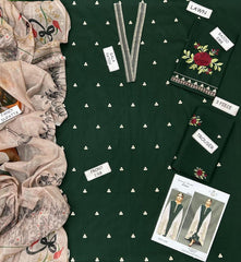 EMBROIDERY LAWN 3PC UNSTICHED