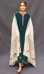 EMBROIDERY LAWN 3PC UNSTICHED