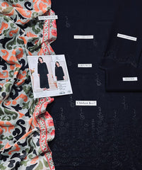 EMBERIODERY LAWN 3PC UNSTICHED