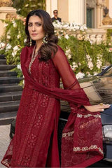 Azure Embroidery 3Pc Chiffon Collection