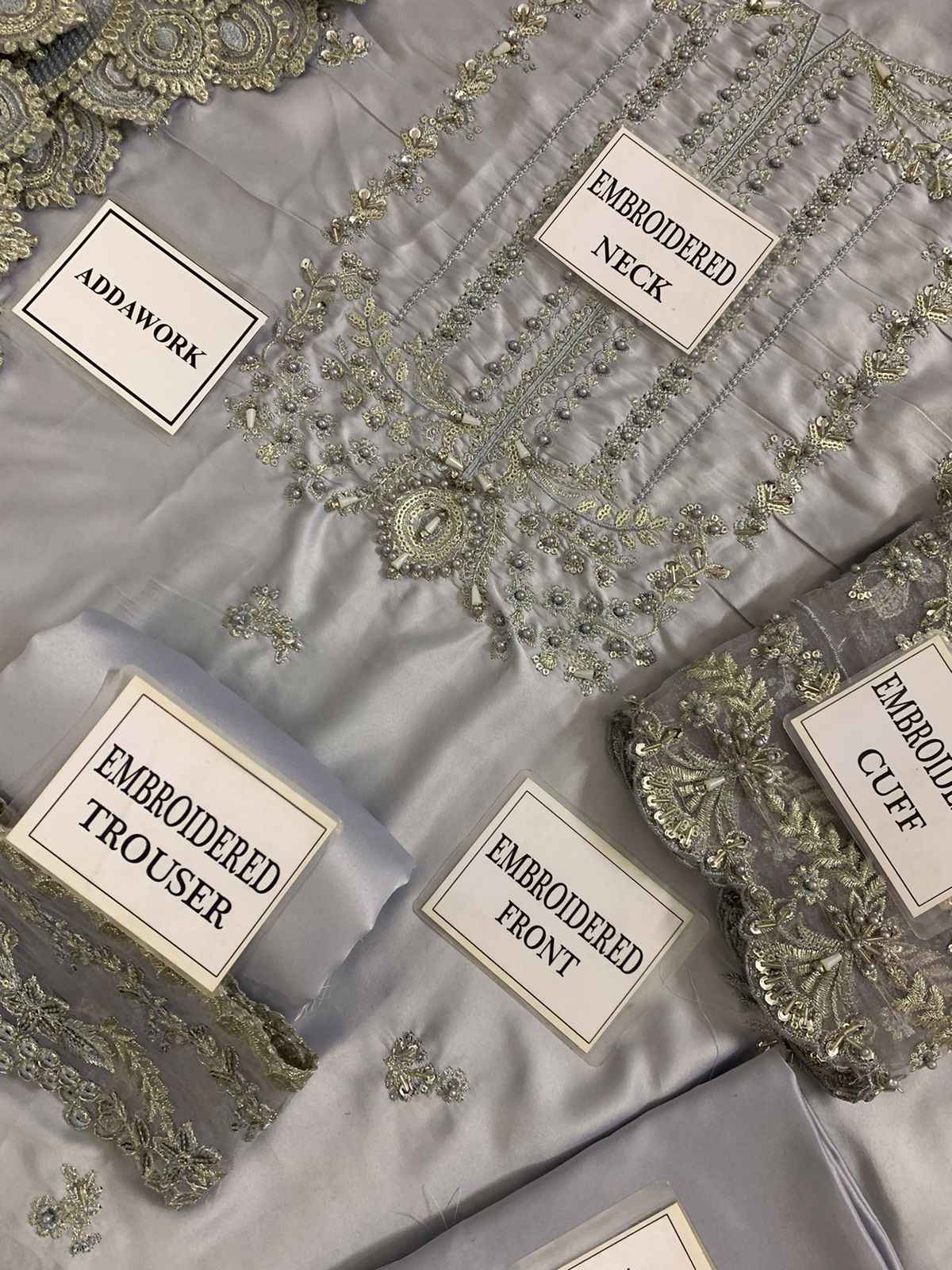 MUSHQ BRAND LUXURY Weeding Collection Embroidered Suit