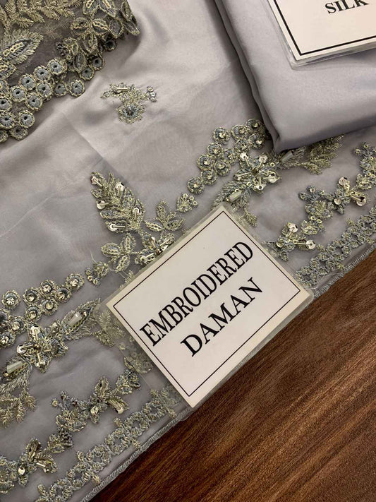 MUSHQ BRAND LUXURY Weeding Collection Embroidered Suit