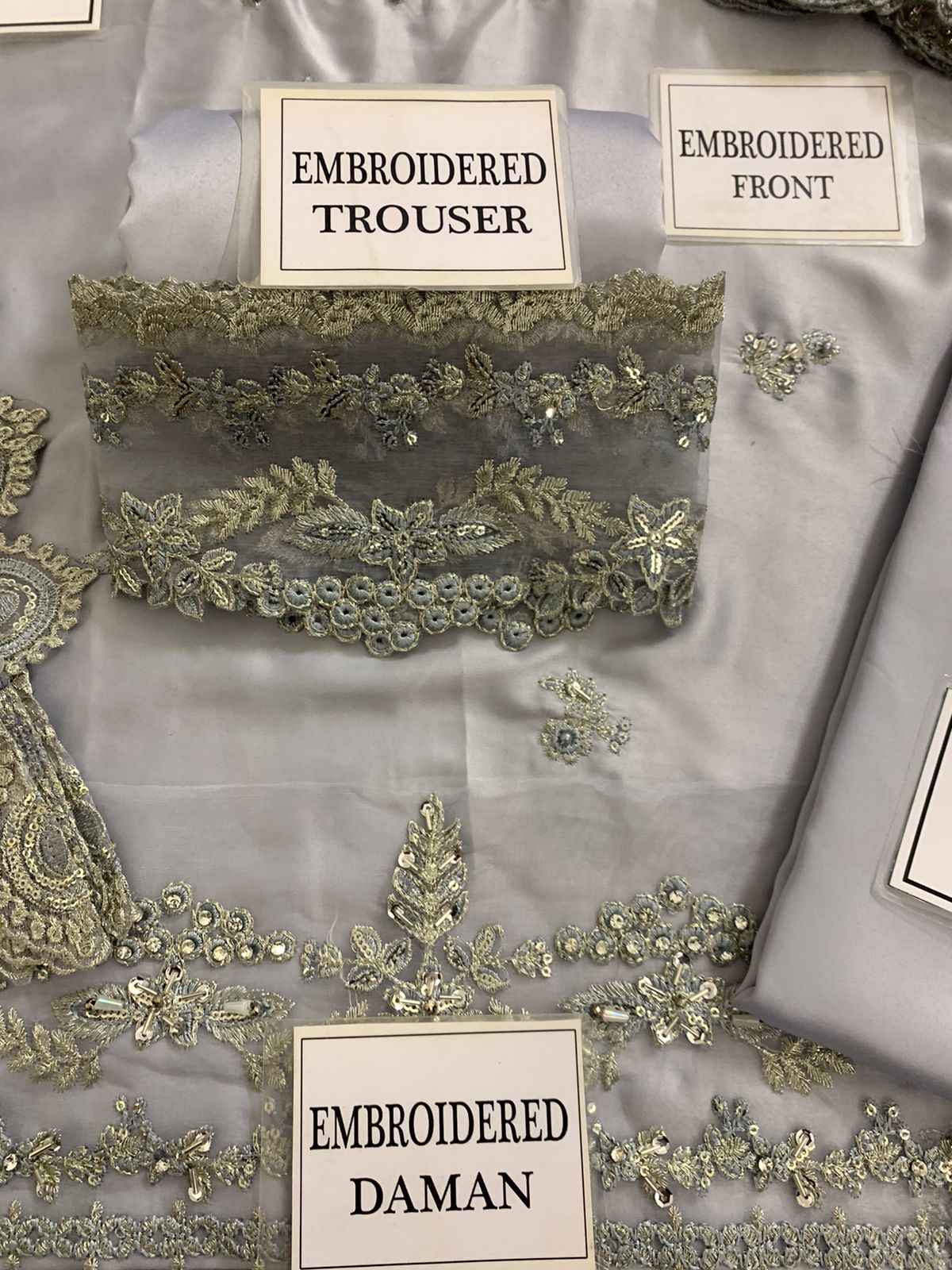 MUSHQ BRAND LUXURY Weeding Collection Embroidered Suit