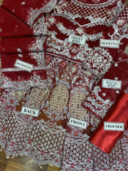 MARIA.B BRIDAL WEDDING WINTER NET MAXI