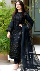 Dananeer Summer Collection: Lawn with Bamber Chiffon Dupatta