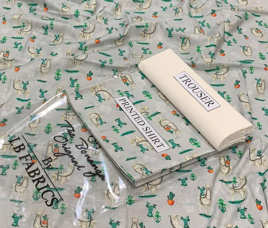 🌿 I.B Fabrics – Lawn Bonanza 2PC Suit (Article-22)