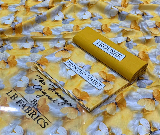 🌿 I.B Fabrics – Lawn Bonanza 2PC Suit (Article-37)