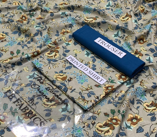 🌿 I.B Fabrics – Lawn Bonanza 2PC Suit (Article-47)