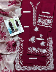 COCO EMB LAWN 3PC UNSTICHED