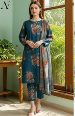 IZNIK LAWN 3PC UNSTICHED