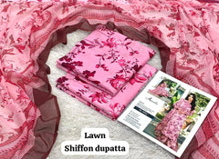 ANEELA LAWN 3PC UNSTICHED