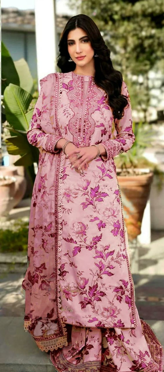 ANEELA LAWN 3PC UNSTICHED