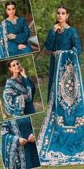 Crimson Chikankari Lawn & Organza Embroidered Suit