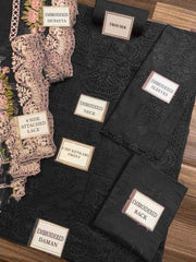 Crimson Chikankari Lawn & Organza Embroidered Suit