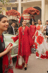 MUSHQ Embroidered Lawn Collection by Alnisa with Silk Dupatta