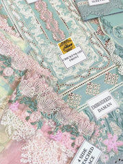 Crimson Chikankari Lawn Suit with Heavy Embroidered Jacquard Dupatta