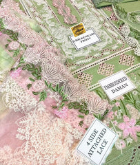 Crimson Chikankari Lawn Suit with Heavy Embroidered Jacquard Dupatta