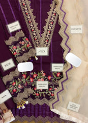 Adan Libas Scifflie Lawn Suit with Heavy Embroidery