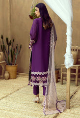 Adan Libas Scifflie Lawn Suit with Heavy Embroidery
