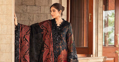 Maria B MPRINT Lawn Suit with Embroidered Neck & Daman