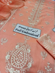 Zara Shah Jahan Luxury 4160: Double-Head Embroidered Lawn with Cotton-Net Dupatta