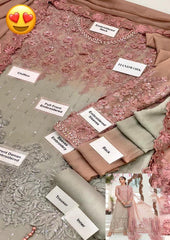 Maria.B Wedding Edition MD 963: 3D Handwork & Embroidered Sleeves