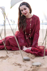 QALAMKAR UNSTITCHED REPLICA – ELEGANT & TIMELESS