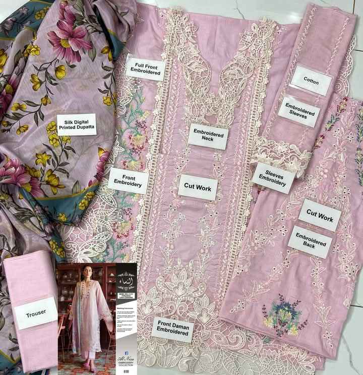 MUSHQ LUXURY LAWN CHIKANKARI FESTIVE COLLECTION 2025