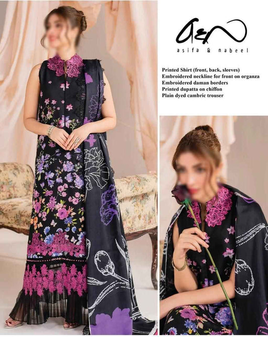 ASIFA & NABEEL – Lawn Luxury Collection 2025