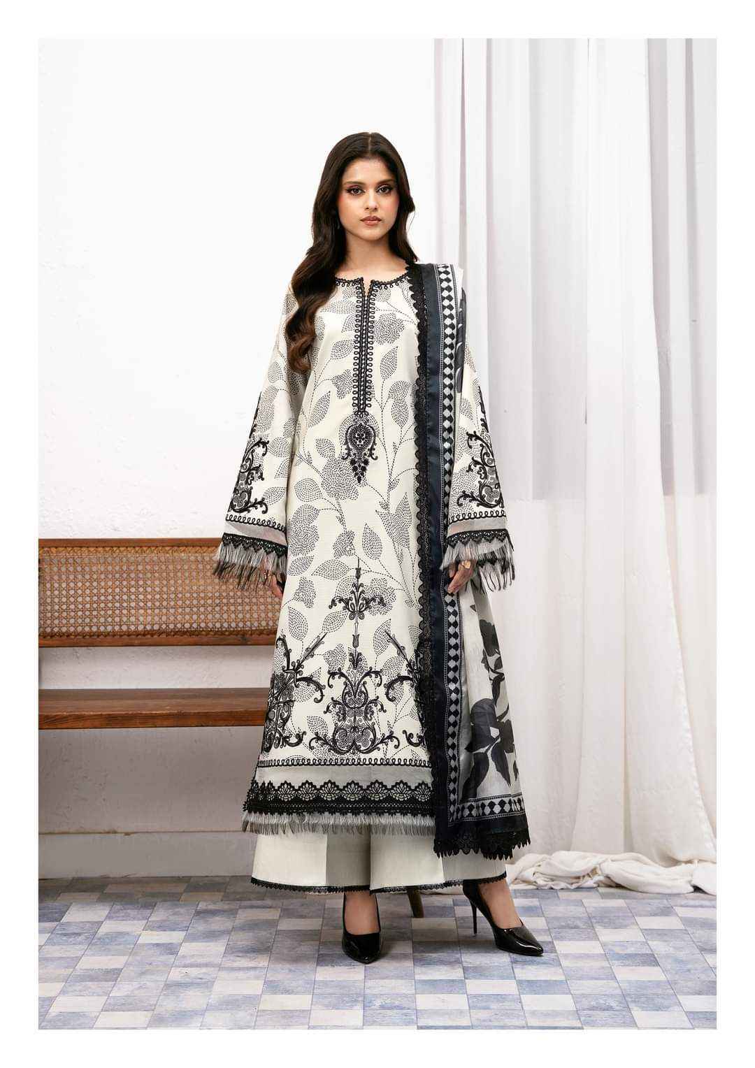 BIN ILYAS β Lawn Collection 2025