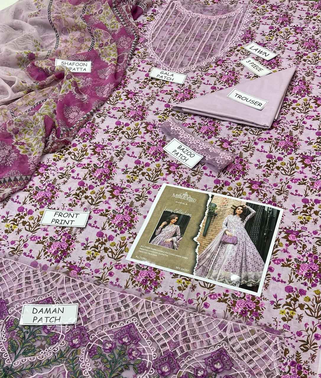 MARIA.B – Embroidered Lawn 3PC Collection