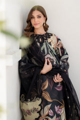 Barooque Luxury Lawn Collection 2025/26 – 3PC Embroidered Suit