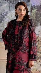 Ramsha Premium Embroidered Lawn & Chiffon 3PC Suit