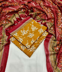 BIN SAEED | Premium Unstitched 3-Piece Lawn Suit (Article 4)