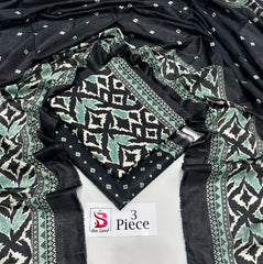 BIN SAEED | Premium Unstitched 3-Piece Lawn Suit (Article 12)