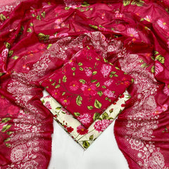 BIN SAEED | Premium Unstitched 3-Piece Lawn Suit (Article 31)