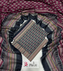 BIN SAEED | Premium Unstitched 3-Piece Lawn Suit (Article 36)