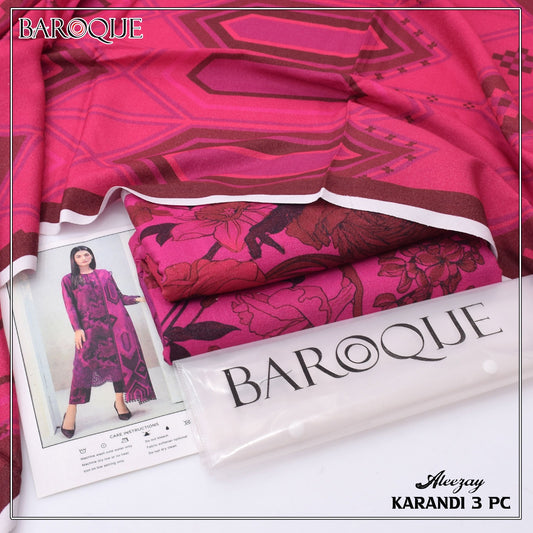 Baroque – Karandi 3-Piece Printed Suit (Article 1)